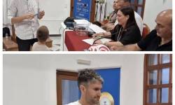 AΠΤΟΗΤΟΣ Ο ΠΡΟΕΔΡΟΣ ΤΗΣ ΕΠΣ ΑΡΓΟΛΙΔΑΣ Β.ΣΙΔΕΡΗΣ ΚΑΛΕΣΕ ΤΟΝ ΠΡΟΕΔΡΟ ΤΗΣ ΕΔ ΝΕΝΕΚΟΥΜΗ ΚΑΙ ΤΟΝ ΒΟΗΘΟ ΜΕ ΤΟ ΤΑΤΟΥΑΖ ΜΑΥΡΟΚΟΡΔΟΠΟΥΛΟ(ΦΩΤΟ) ΝΑ  ΤΡΑΒΗΞΟΥΝ ΚΛΗΡΟ ΣΤΗΝ ΚΛΗΡΩΣΗ ΤΩΝ ΠΡΩΤΑΘΛΗΜΑΤΩΝ ΚΑΙ ΔΕΝ ΕΙΠΕ ΛΕΞΗ ΓΙΑ ΤΟ ΣΚΑΝΔΑΛΟ ΚΑΙ ΧΑΡΑΚΤΗΡΙΣΕ ΤΟΝ ΒΟΗΘΟ ΕΞΑΙΡΕΤΙΚΟ