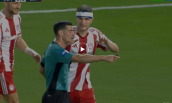 O MΑΤΣΟΥΚΑΣ ΕΧΑΣΕ ΤΗΝ ΕΥΚΑΙΡΙΑ ΝΑ ΠΑΡΕΙ ΠΟΝΤΟΥΣ ΑΠΟ ΛΑΝΟΥΑ ΕΔΩΣΕ ΠΕΝΑΛΤΥ ΣΤΑ 3μ.ΟΤΑΝ Ο ΡΕΤΣΟΣ ΕΚΑΝΕ ΤΑΚΛΙΝ ΣΤΟΝ ΣΑΛΤΣΕΔΟ ΚΑΙ ΤΟΝ  ΔΙΟΡΘΩΣΕ Ο ΠΑΠΑΔΟΠΟΥΛΟΣ ΑΠΟ VAR ΟΠΩΣ ΚΑΙ TON B BΟΗΘΟ NIKZA ΠΟΥ ΔΕΝ ΣΗΚΩΣΕ ΟΦΣΑΙΝΤ ΤΑΡΕΜΙ  4οςΚΑΤΟΙΚΟΣ Α ΒΟΗΘΟΣ ΣΤΕΦΑΝΗΣ  