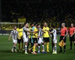 Ο ΣΤΕΓΚΕΜΑΝ ΔΕΝ ΜΑΣΗΣΕ ΑΠΟ ΕΝΤΑΣΗ ΚΑΙ ΣΥΜΠΛΟΚΕΣ ΚΑΘΟΝΤΑΝ ΣΤΗΝ ΑΚΡΗ ΚΑΙ ΝΗΦΑΛΙΑ ΕΔΕΙΧΝΕ ΚΙΤΡΙΝΕΣ Ο ΓΕΡΜΑΝΟΣ ΗΤΑΝ ΜΙΑ ΣΩΣΤΗ ΛΥΣΗ ΓΙΑ ΤΟ ΝΤΕΡΜΠΥ ΤΟΥ ΒΟΡΡΑ ΠΗΓΕ ΜΙΑ ΧΑΡΑ  ΚΑΙ ΟΙ ΒΟΗΘΟΙ  ΚΑΙ ΜΟΝΗ ΠΑΡΕΜΒΑΣΗ ΤΟΥ VAR ΗΤΑΝ ΣΤΟ ΟΦΣΑΙΝΤ-ΓΚΟΛ ΟΖΝΤΟΕΦ ΠΟΥ ΔΕΝ ΜΕΤΡΗΣΕ