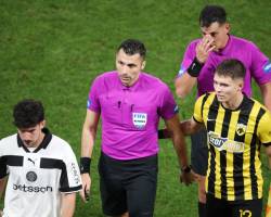 Ο ΦΩΤΙΑΣ ΕΧΑΣΕ ΤΟ ΦΑΟΥΛ ΠΑΝΩ ΣΤΟΝ ΛΙΛΟ ΑΠΟ ΓΙΟΒΙΤΣ  ΚΑΙ ΜΕΤΡΗΣΕ ΓΚΟΛ ΤΗΣ ΑΕΚ ΠΟΥ ΔΙΟΡΘΩΣΕ Ο ΕΥΑΓΓΕΛΟΥ ΑΠΟ ΤΟ VAR  ΣΩΣΤΟ ΤΟ ΠΕΝΑΛΤΥ ΠΟΥ ΕΔΩΣΕ ΣΕ ΑΝΑΤΡΟΠΗ ΠΕΝΡΑΙΣ ΕΝΩ ΟΡΘΩΣ ΑΚΥΡΩΘΗΚΑΝ ΔΥΟ ΑΚΟΜΗ ΤΕΡΜΑΤΑ ΤΗΣ ΕΝΩΣΗΣ ΑΠΟ ΤΟ ΗΜΙΑΥΤΟΜΑΤΟ ΛΟΓΩ ΟΦΣΑΙΝΤ 4oΣ ΚΑΤΟΙΚΟΣ