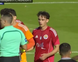 O ΛΑΝΟΥΑ ΗΤΑΝ ΣΤΗΝ ΗΛΙΟΥΠΟΛΗ ΚΑΙ ΕΙΔΕ ΤΟΝ ΤΑΣΟ ΓΙΑΝΝΟΥΚΑ  ΣΤΟ ΜΑΤΣ ΜΕ ΤΗΝ ΚΑΛΑΜΑΤΑ Ο ΓΑΛΛΟΣ ΑΡΧΙΔΙΑΙΤΗΤΗΣ  ΕΜΕΙΝΕ ΕΥΧΑΡΙΣΤΗΜΕΝΟΣ ΑΠΟ ΤΗΝ ΑΠΟΔΟΣΗ ΤΟΥ ΟΠΩΣ ΚΑΙ Ο ΠΑΡΑΤΗΡΗΤΗΣ ΜΠΑΛΤΑΣ ΠΟΥ ΣΥΜΦΩΝΗΣΕ ΜΕ ΤΟΝ ΡΕΦ ΓΙΑ ΤΟΝ ΚΑΤΑΛΟΓΙΣΜΟ ΤΟΥ ΠΕΝΑΛΤΥ ΥΠΕΡ ΚΑΛΑΜΑΤΑΣ 