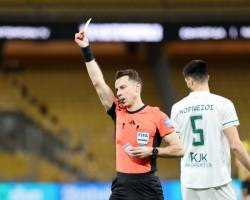 O ΒΕΡΓΕΤΗΣ ΒΟΥΛΩΣΕ ΣΤΟΜΑΤΑ ΜΕ ΤΗΝ ΔΙΚΑΙΗ ΔΙΕΥΘΥΝΣΗ ΤΟΥ ΑΓΩΝΑ ΤΟΝ ΔΙΕΥΚΟΛΥΝΕ ΚΑΙ Η ΕΞΕΛΙΞΗ ΤΟΥ ΣΚΟΡ Ο Α ΒΟΗΘΟΣ ΛΑΖΑΡΟΣ ΔΗΜΗΤΡΙΑΔΗΣ ΗΤΑΝ ΑΨΟΓΟΣ ΚΑΙ ΕΠΙΑΣΕ ΔΥΟ  ΟΡΙΑΚΑ ΟΦΣΑΙΝΤ ΠΕΤΡΟΝΣΟ ΚΑΙ ΠΗΛΙΟΥ ΠΟΥ ΠΙΣΤΟΠΟΙΗΣΕ ΤΟ ΗΜΙΑΥΤΟΜΑΤΟ  VAR ΕΥΑΓΓΕΛΟΥ AVAR ΚΟΚΚΙΝΟΣ 